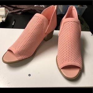 Pink Ankle Booties